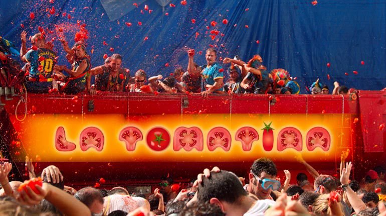  La Tomatina: Fighting pulp of the Tomatoes