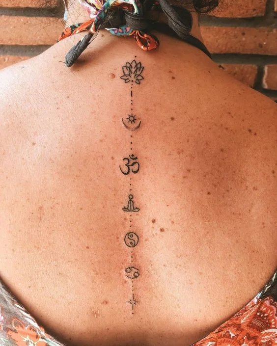 OM Cross Spiritual Temporary Waterproof Tattoo Sleeve Women Men Fake  Sticker Arm | eBay