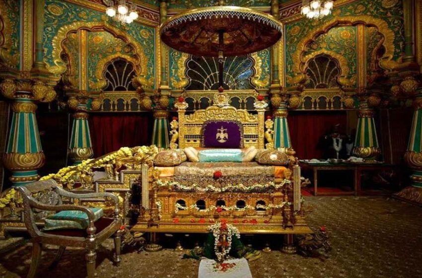  Gold and Gems: Uncovering the Glory of Mysore’s Chinnada Simhasana