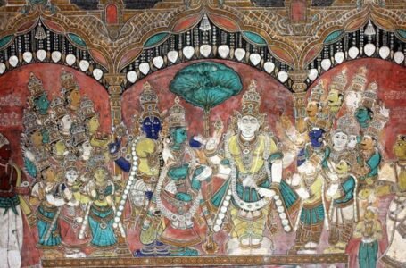 Kalamkari Temple Paintings of Tamil Nadu: A Sacred Tradition in Decline