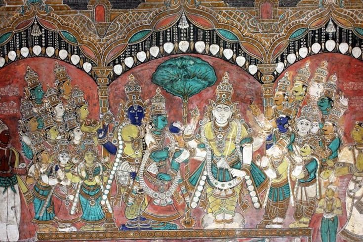  Kalamkari Temple Paintings of Tamil Nadu: A Sacred Tradition in Decline